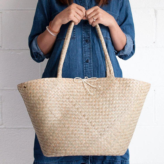 The Best Mother's Day Gifts from Etsy /Seagrass tote Xinh and Co Goods