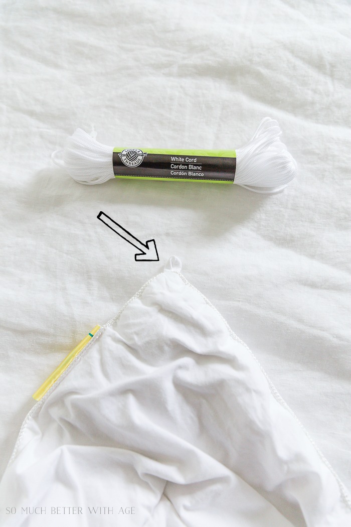 how to use ties inside duvet cover