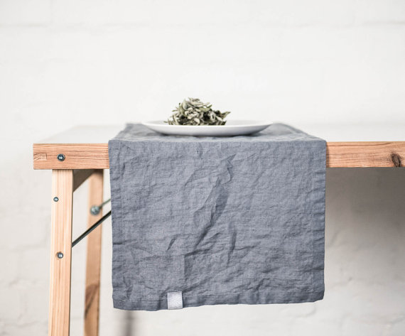The Best Mother's Day Gifts from Etsy Table runner - Not Perfect Linen