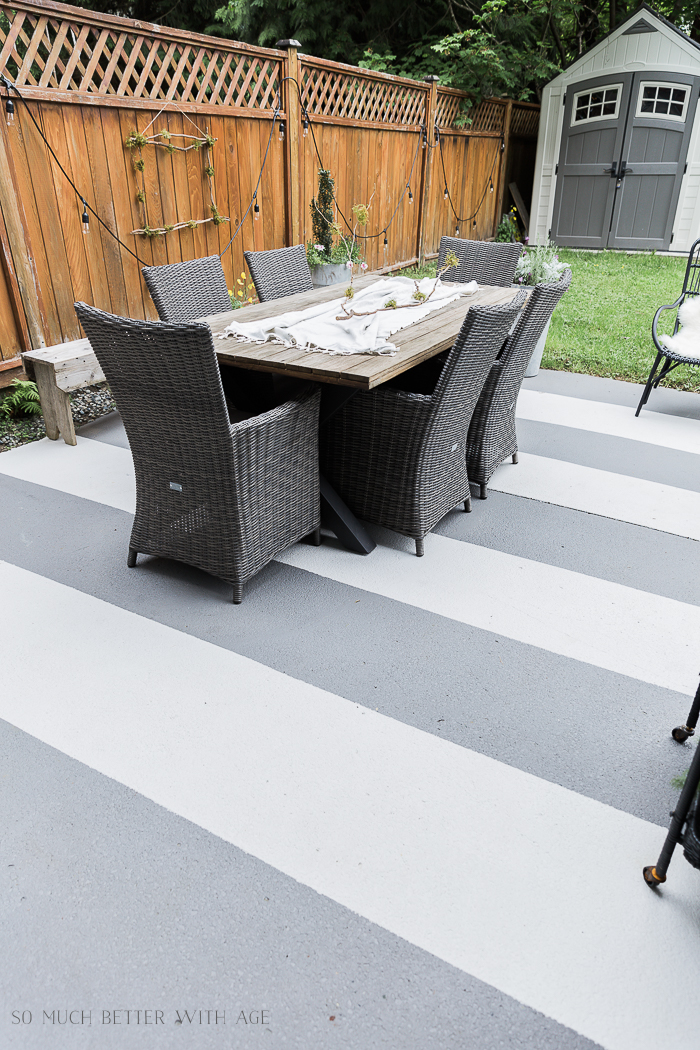 can you paint patio pavers