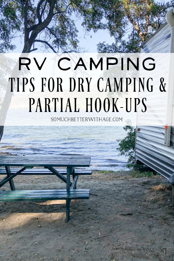 Partial hookup camping