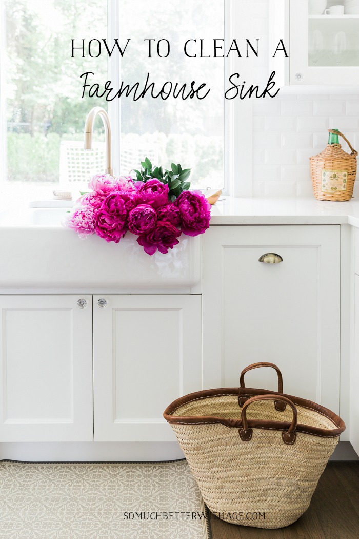 Cleaning our Farmhouse Sink — I'm a Work in Progress