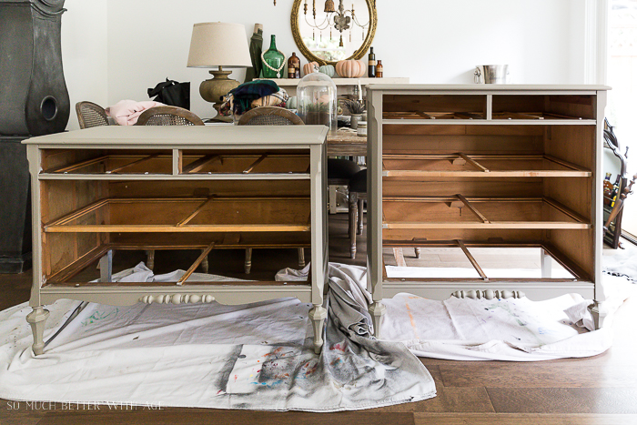 How to Prep Furniture for Painting/painted dressers - So Much Better With Age