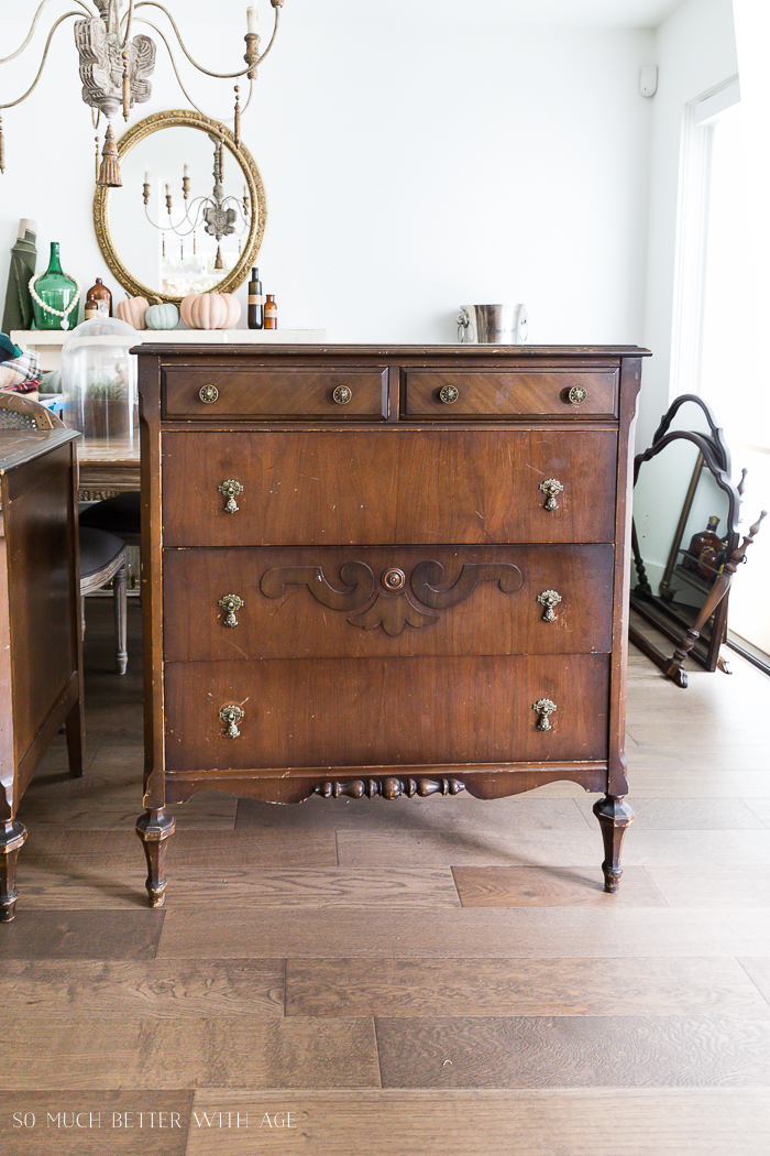 How to Prep Furniture for Painting/ wood dresser - So Much Better With Age