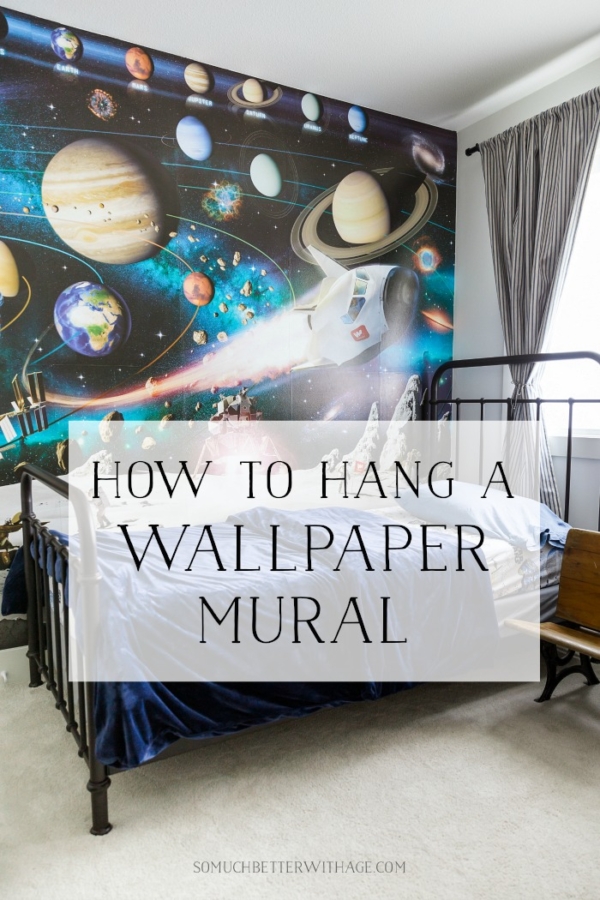 How to Hang Wallpaper (or a Mural) on One Wall Jamie Lundstrom