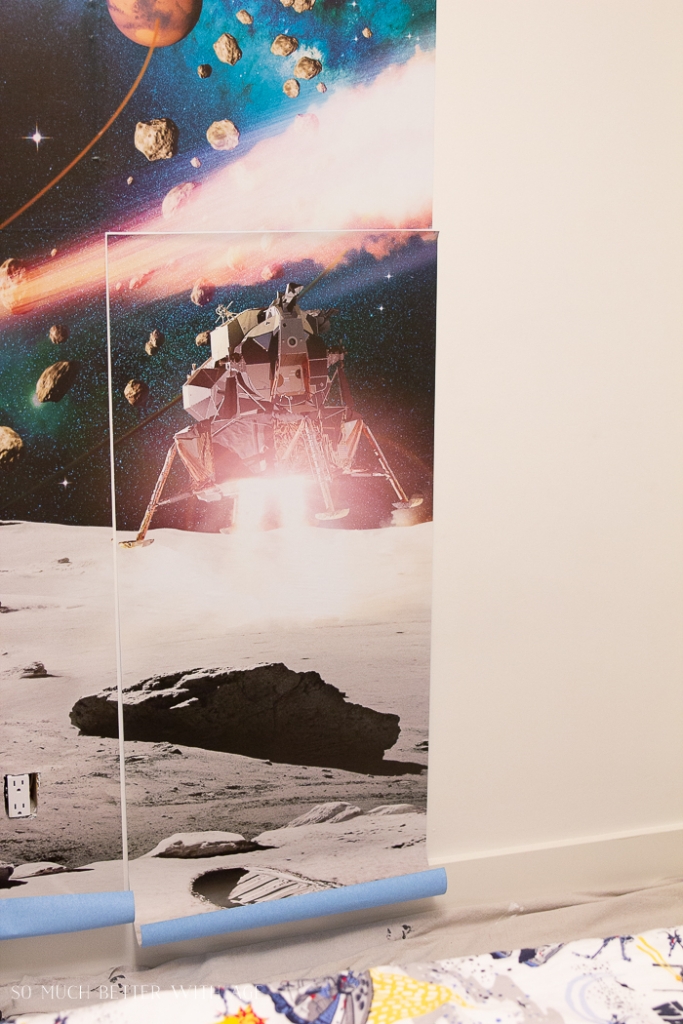 How to Hang Wallpaper (or a Mural) on One Wall So Much Better With Age