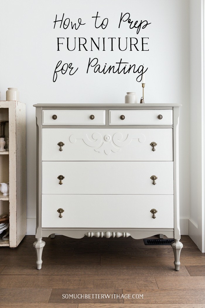 Preparing furniture deals for chalk paint