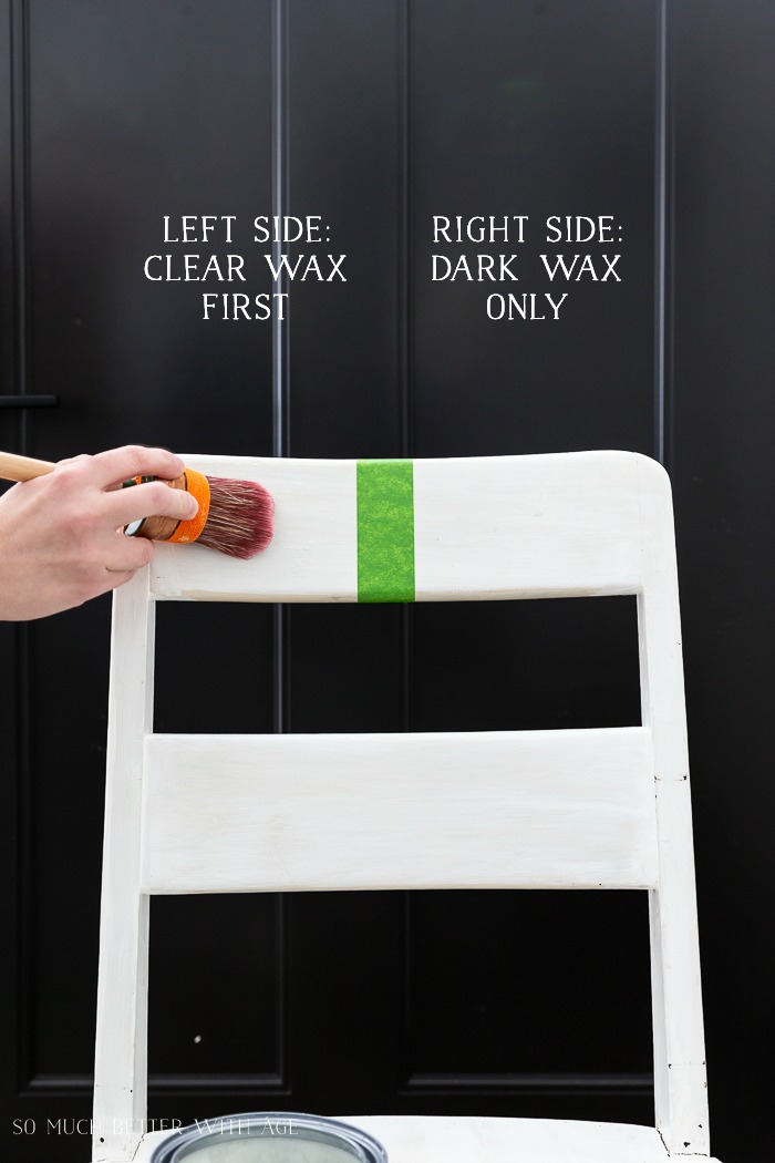 how to wax chalk paint