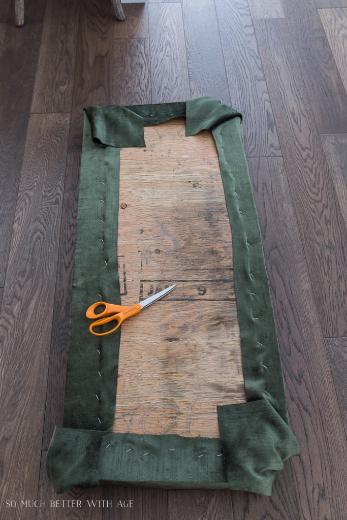 Settee Makeover How to Upholster a Bench Seat Jamie Lundstrom