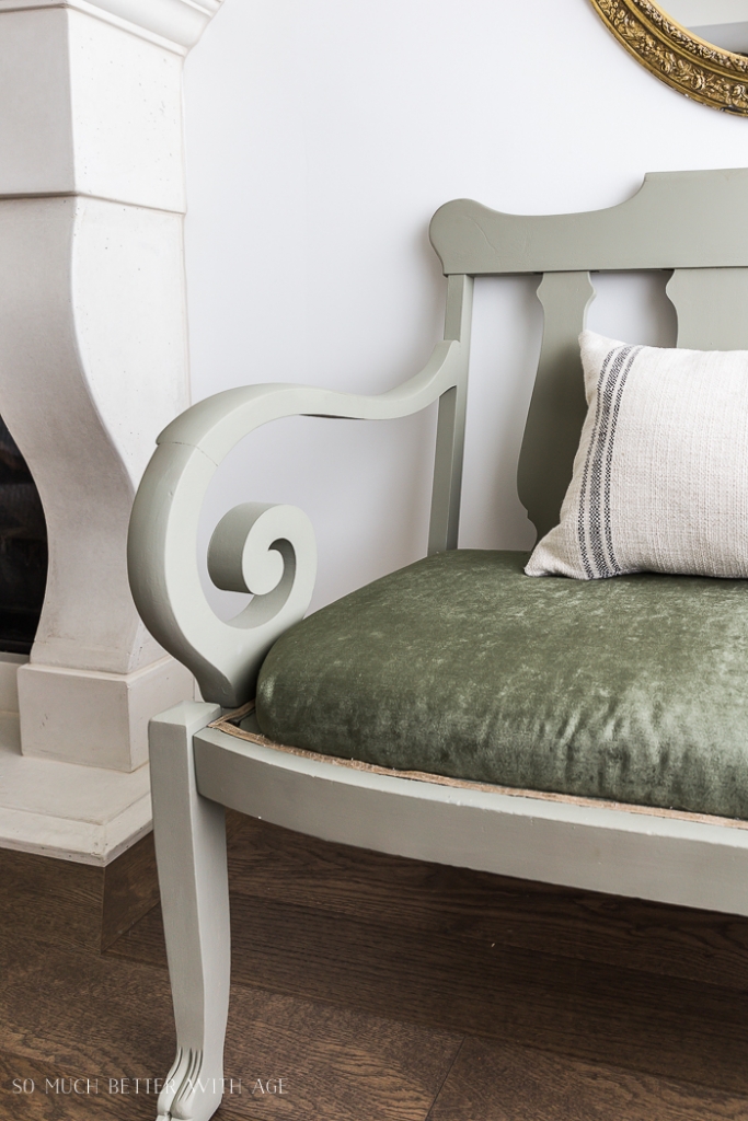 Settee Makeover How to Upholster a Bench Seat Jamie Lundstrom