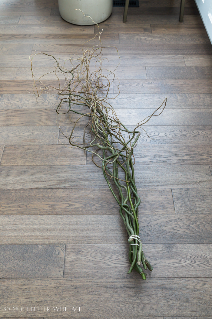 How to Make an Easter Egg Tree/curly willow branches - So Much Better With Age