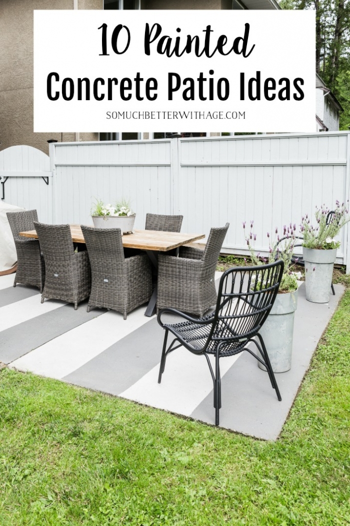 10 Painted Concrete Patio Floor Ideas So Much Better With Age