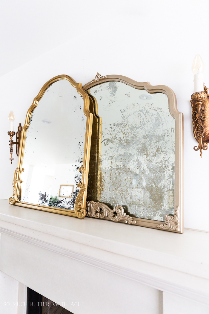 How to Paint a Mirror Frame Gold Easily In Two Steps 