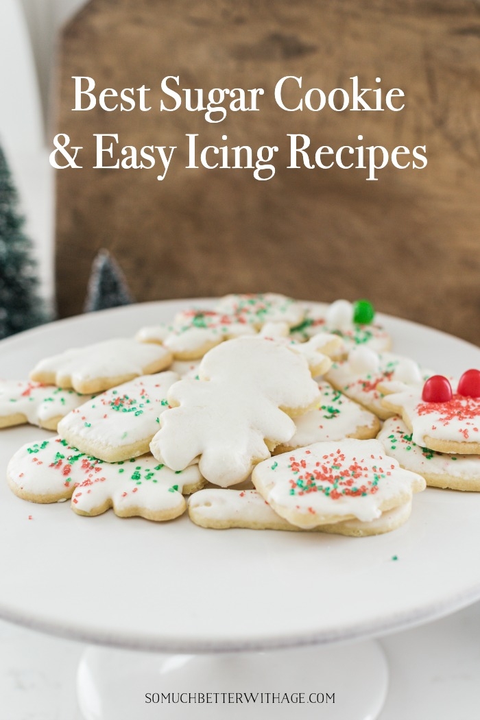 Best Sugar Cookie & Easy Icing Recipe graphic.