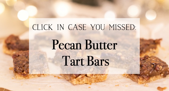 Pecan Butter Tart Bars graphic.