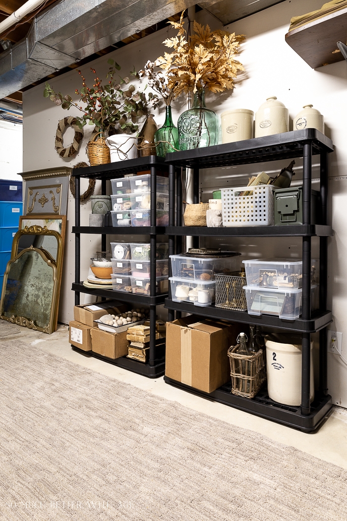 Organize Storage Bins  Declutter the Basement & Garage #shorts