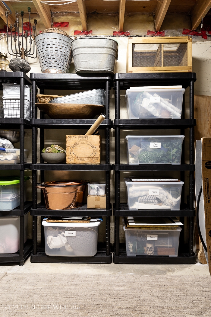 Tackling The Basement: Organizing Our Paint Cans