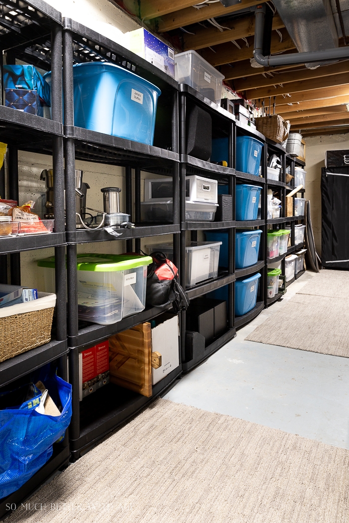 Tackling The Basement: Organizing Our Paint Cans