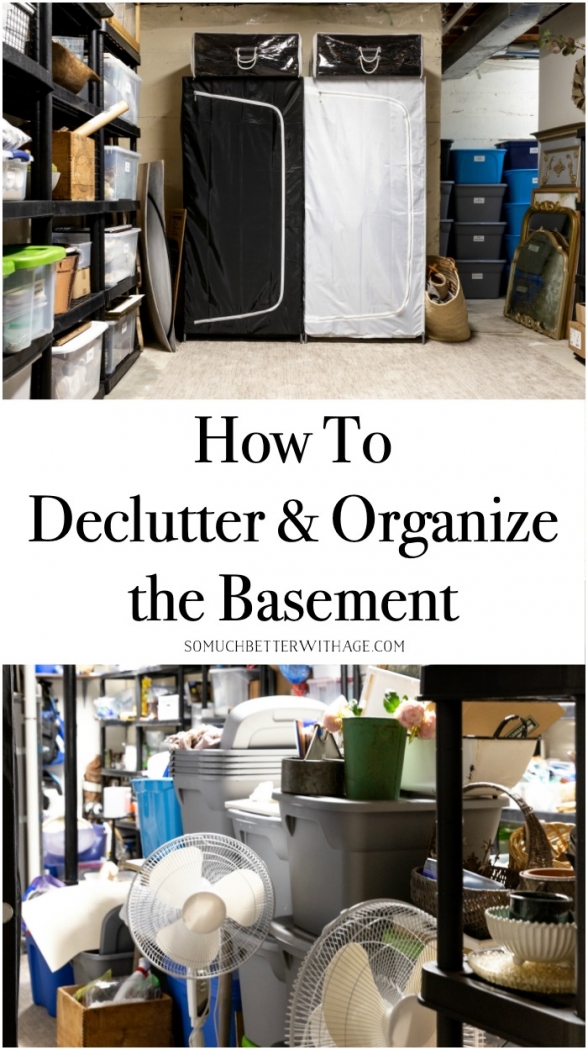 How to Declutter and Organize the Basement - So Much Better With Age