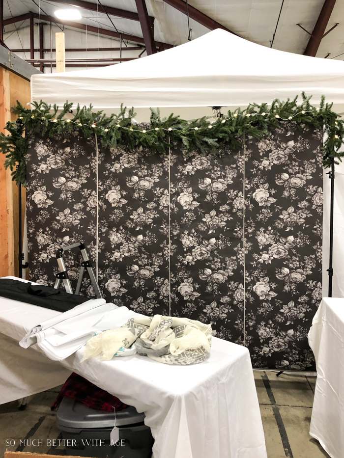 How to Set Up A Booth for a Market Inexpensively - So Much Better With Age