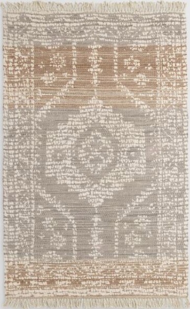 Persian style print dehra rug from World Market. 