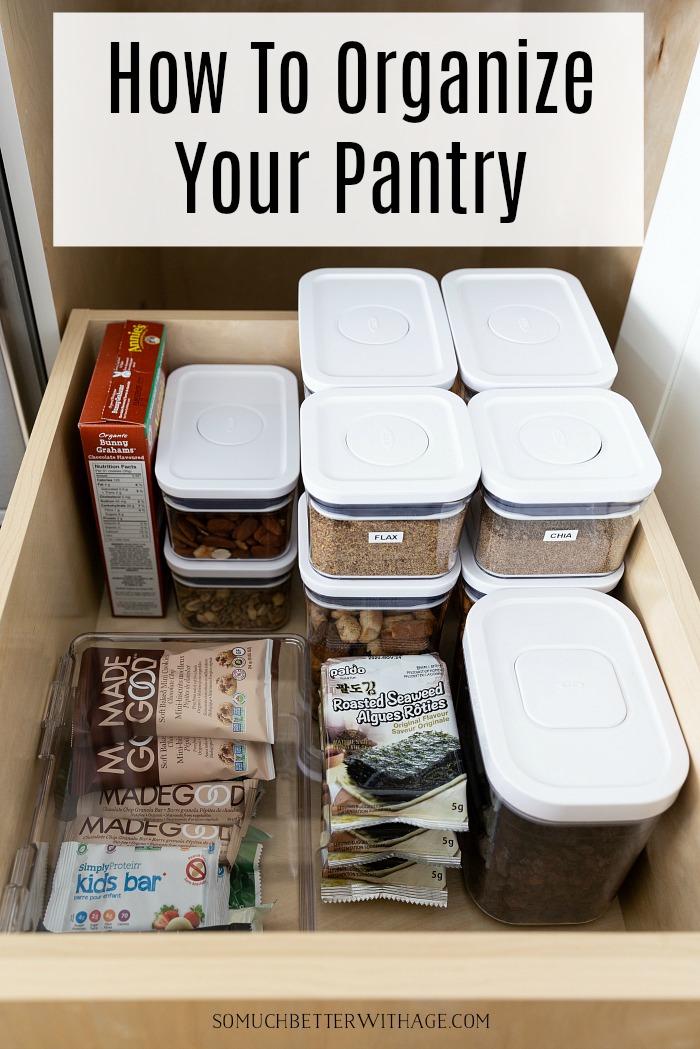 Finally got my air tight OXO containersthe pantry is starting to look a  bit more organized. : r/organization