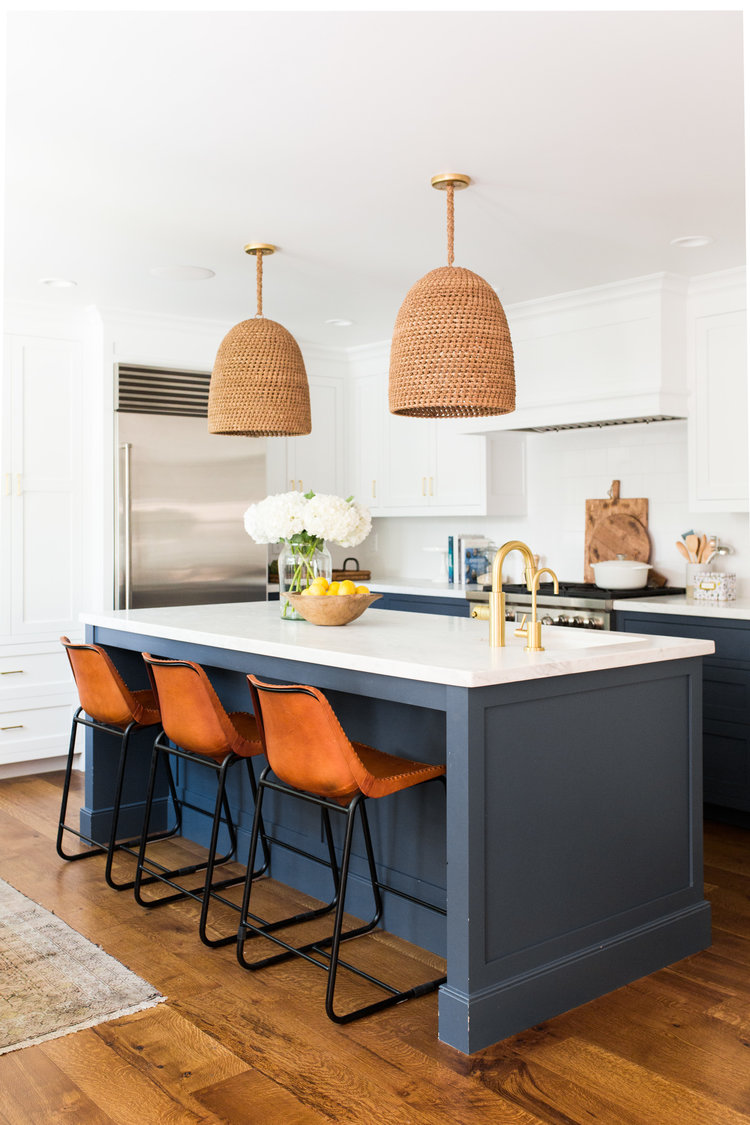 The Best Blue and Navy Kitchen Cabinet Paint Colors • Craving Some