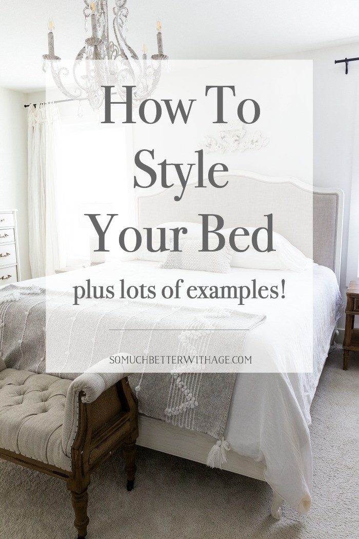 How to Style Your Bed plus lots of examples!