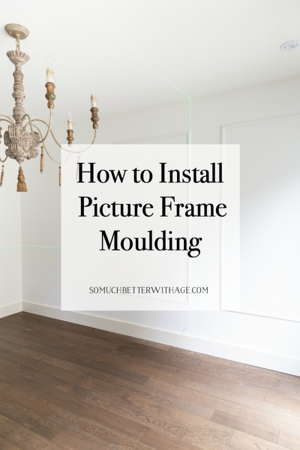How to Install Simple Picture Frame Moulding Jamie Lundstrom