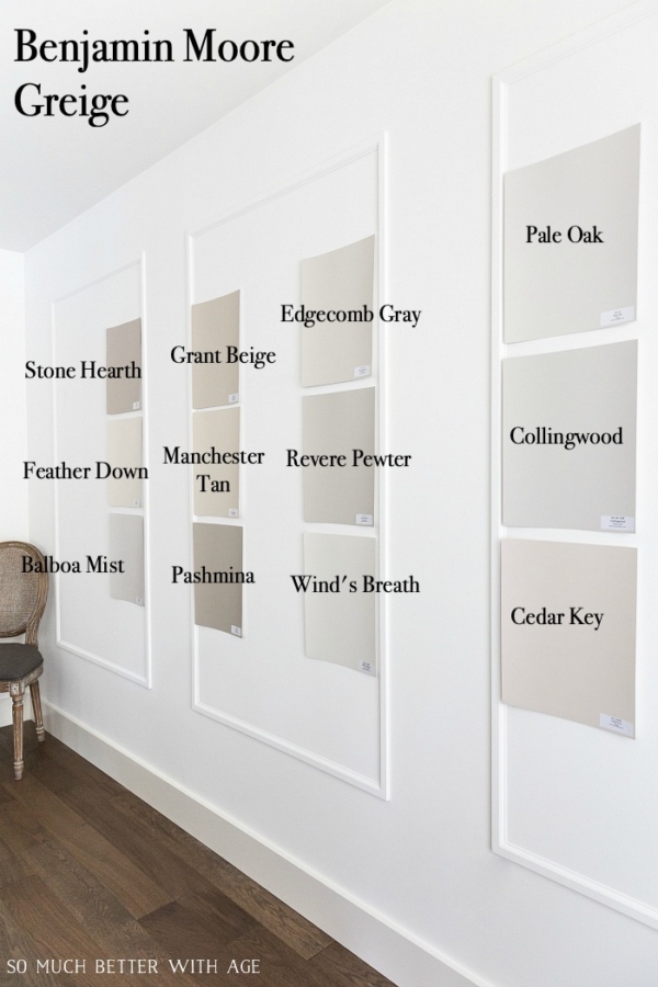 The Best Greige Paint Colors from Benjamin Moore - So Much Better With Age