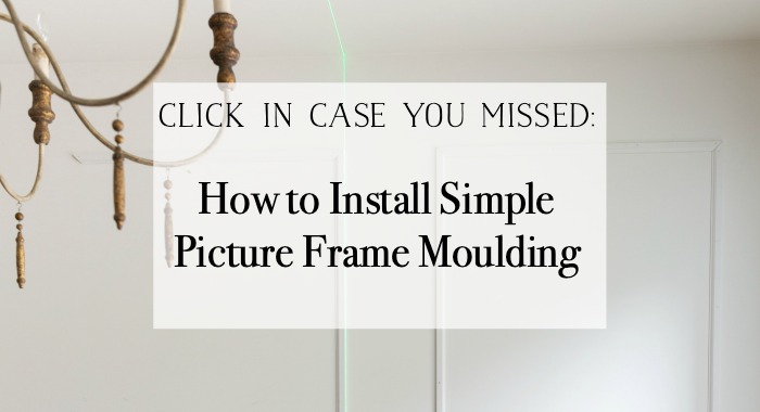 How To Install Simple Picture Frame Moulding graphic.