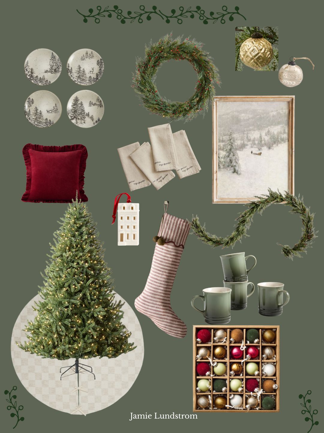 Christmas Decor with a Vintage Feel