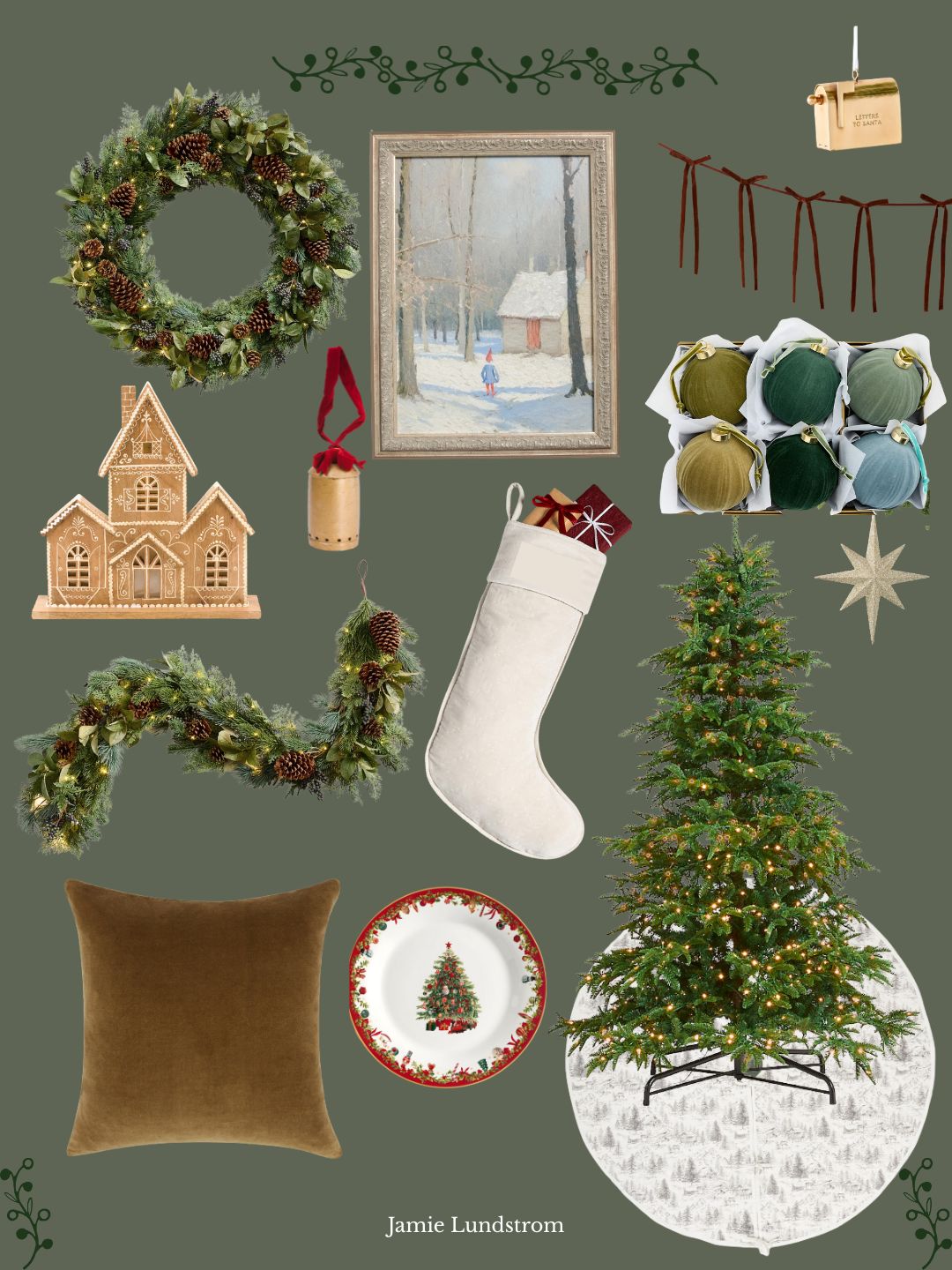 More Christmas Decor with a Vintage Feel