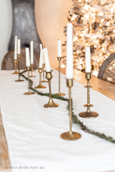 DIY Wood Bead Christmas Garland - So Much Better With Age