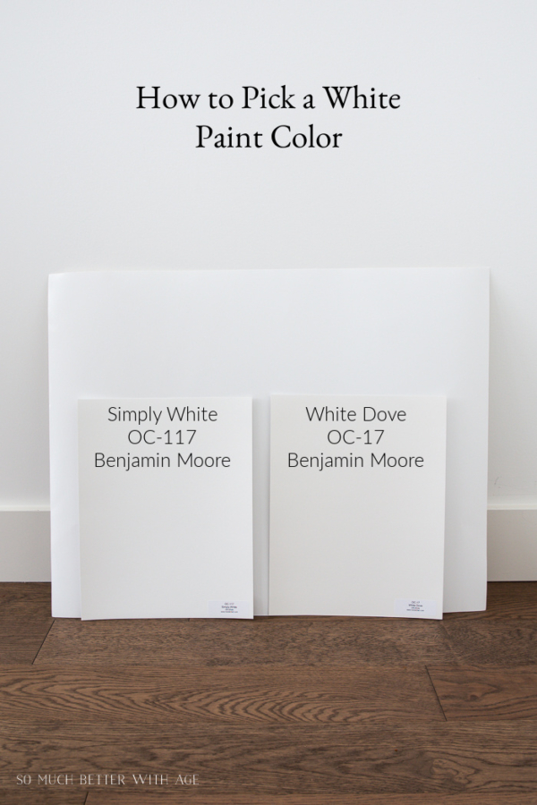 White Dove by Benjamin Moore How to Pick a White Paint Color So