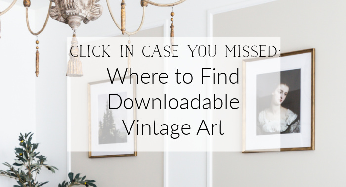 Where To Find Downloadable Vintage Art poster.