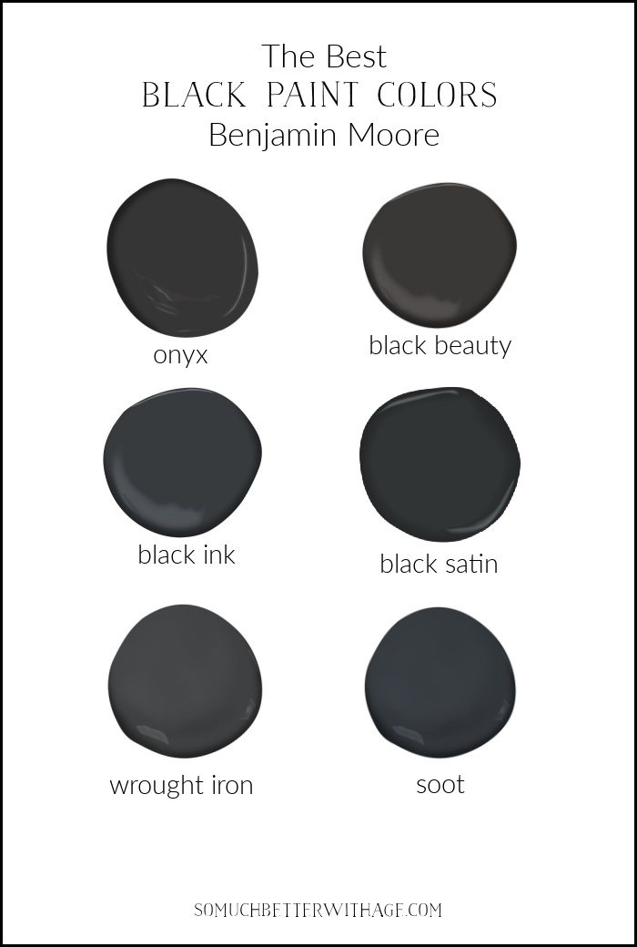 The Best Black Paint Colors from Benjamin Moore - Jamie Lundstrom