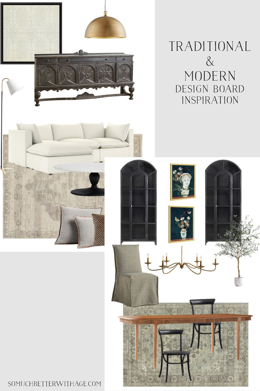 Traditional and Modern Design Board Inspiration
