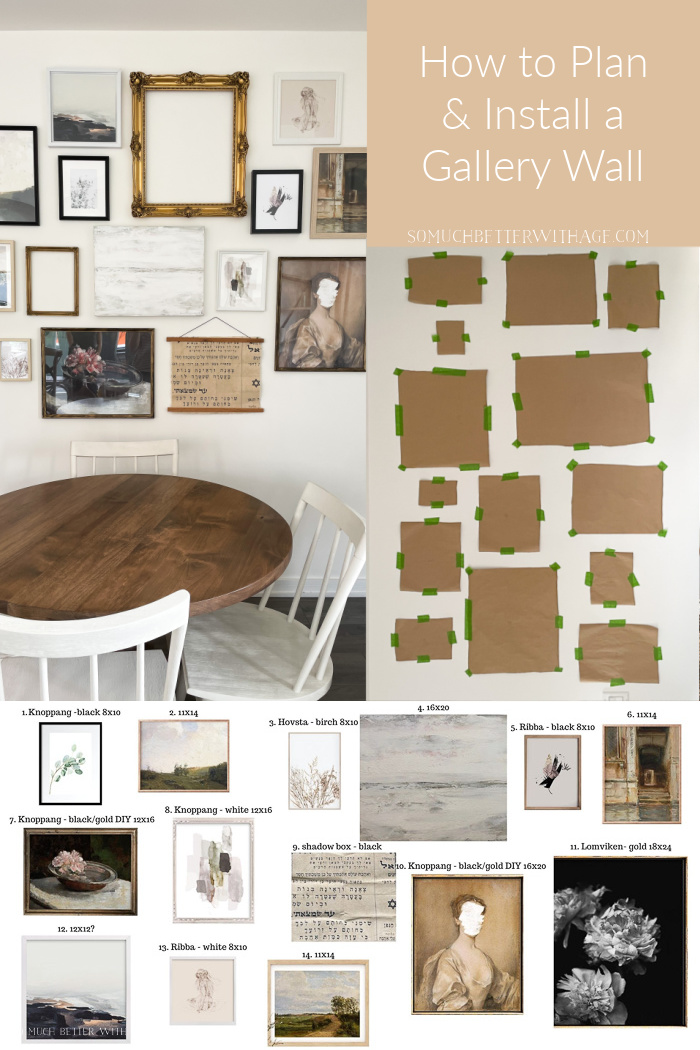 How to Create a Vintage Paint by Number Gallery Wall