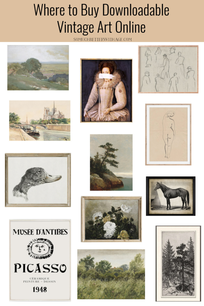Where to Buy Downloadable Vintage Art Online. 