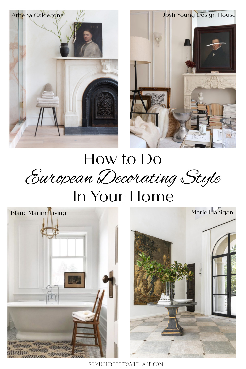 European Decorating Style - Jamie Lundstrom