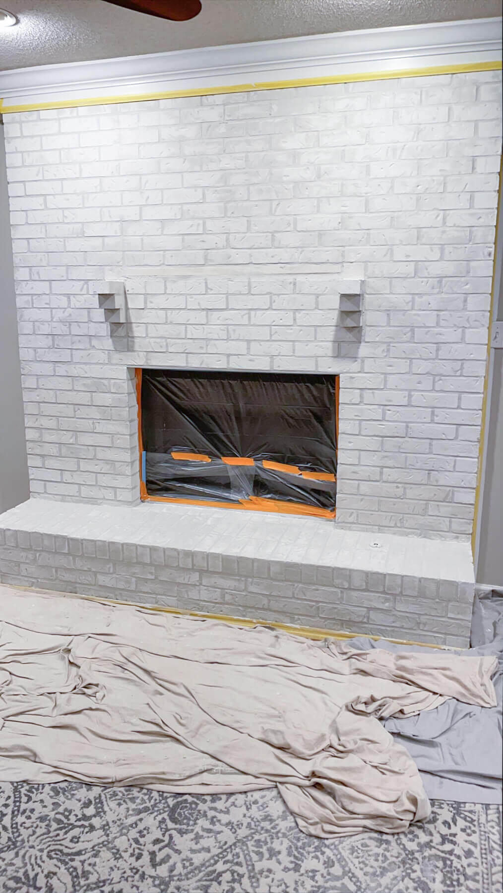 How to Plaster a Brick Fireplace Jamie Lundstrom