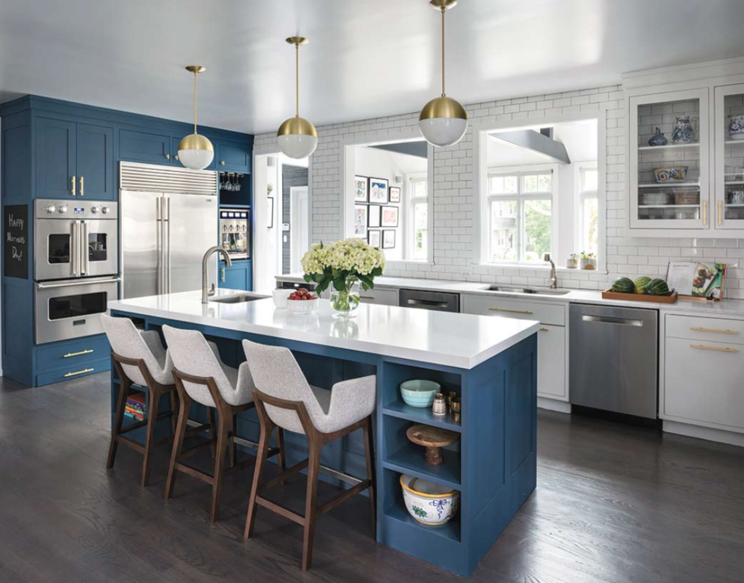 The Best 18 Paint Colors For Blue Kitchen Cabinets