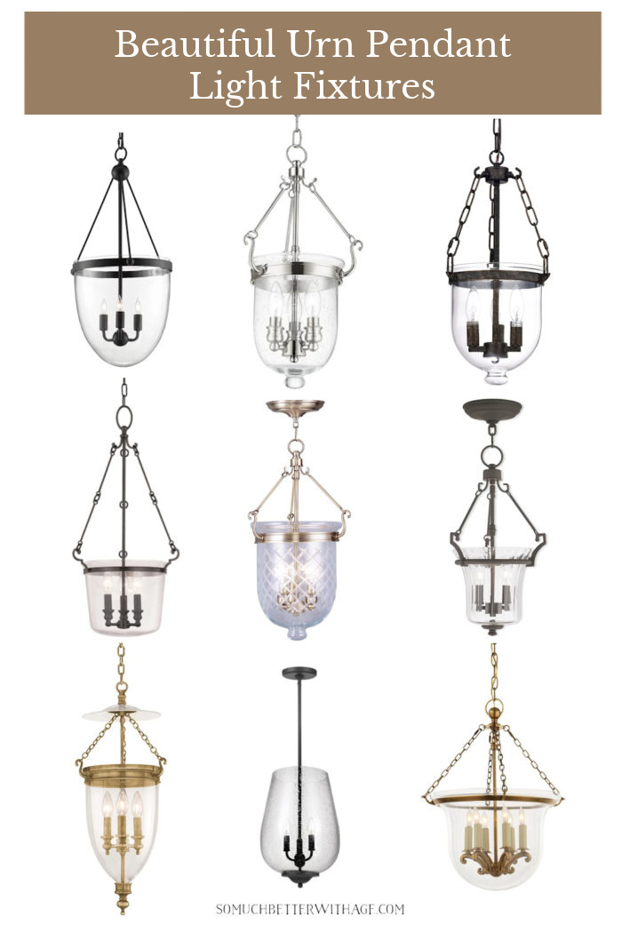 Urn Pendant Light Fixtures