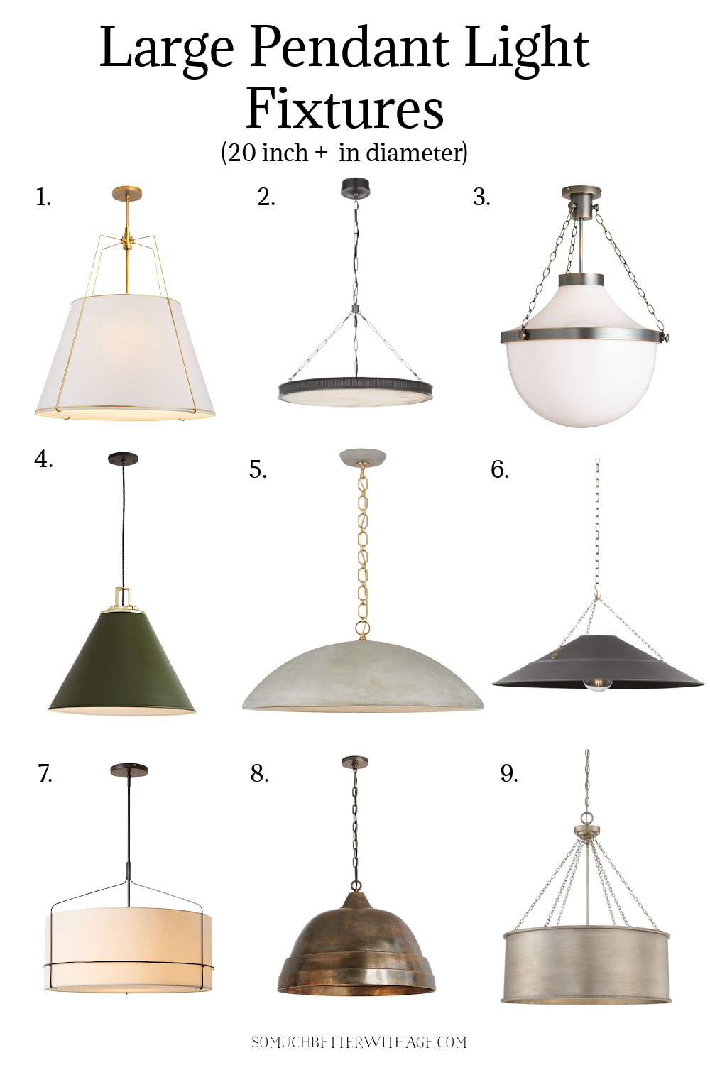 Large Pendant Light Fixtures