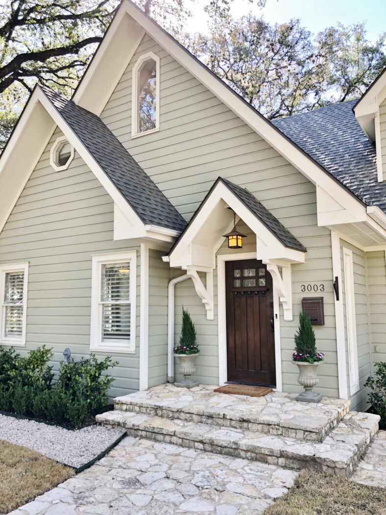 Exterior House Color with White or Light Trim - Jamie Lundstrom