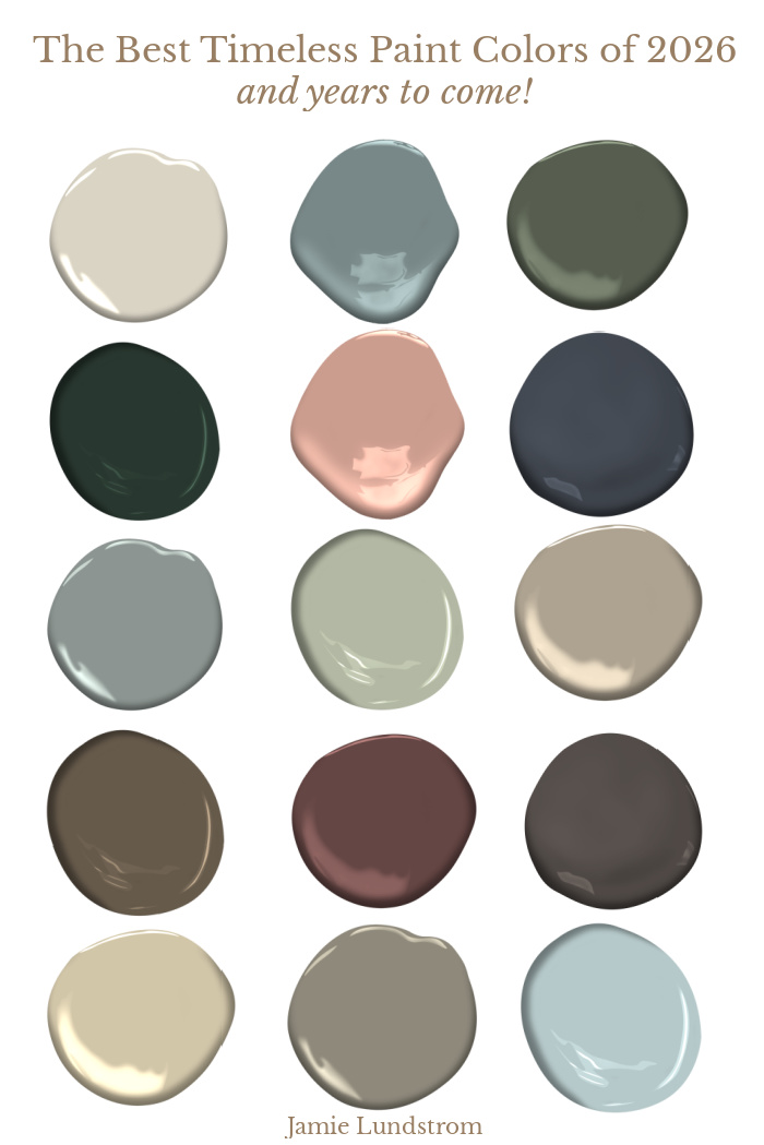 The Best Timeless Paint Colors for 2026 (and Years to Come)