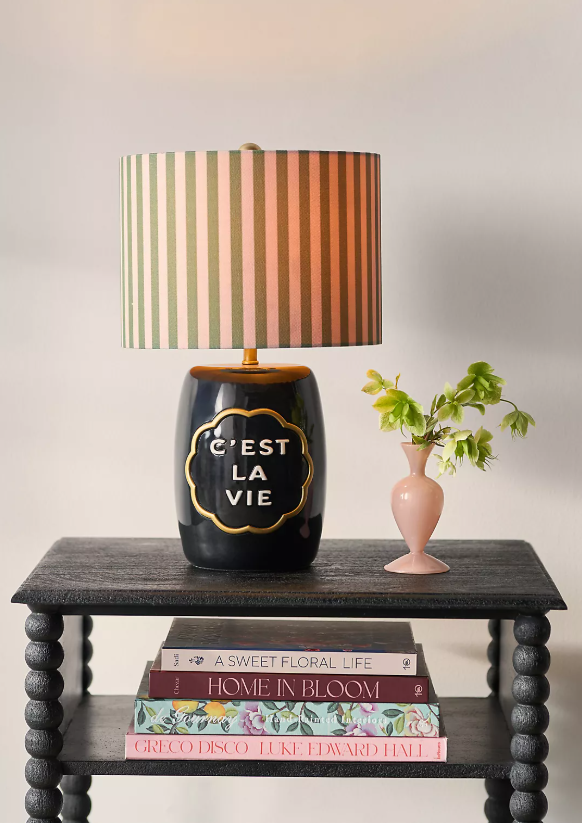 C'est la vie lamp from Anthropologie.